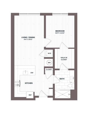 floorplan image of apartment 502